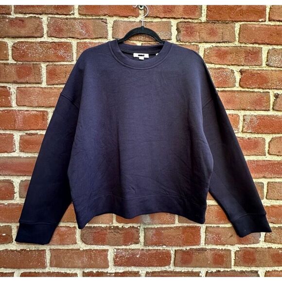 Vince $248 Women's navy blue Crew Neck Sweatshirt XXS - Picture 2 of 11